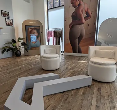 Oner Active's first New York pop-up, made shareable